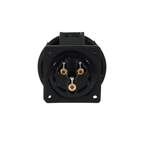 PCE 32A 230V IP67 2P+E Panel Socket Black (3232-6x)