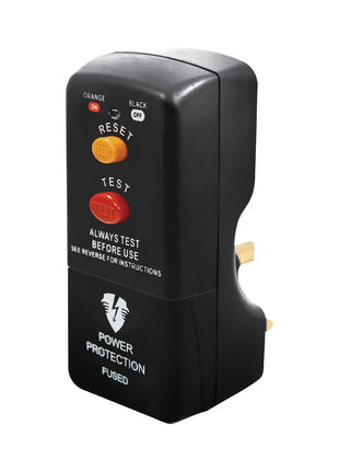 Masterplug Rewireable Plug In RCD 30mA Adaptor (PRCDKB)