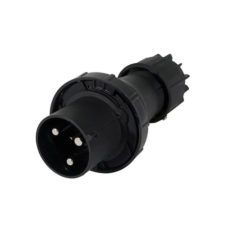 PCE 125A 230V 2P+E Plug Black (043-6xs)