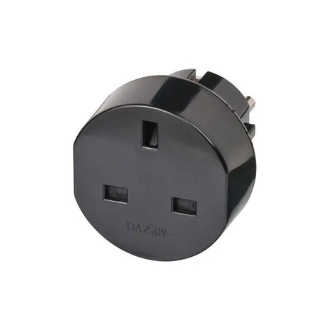 LEDJ Black Euro Plug Adaptor