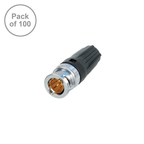 Neutrik BNC Connector rearTWIST Pack of 100 (NBNC75BTU11-D)