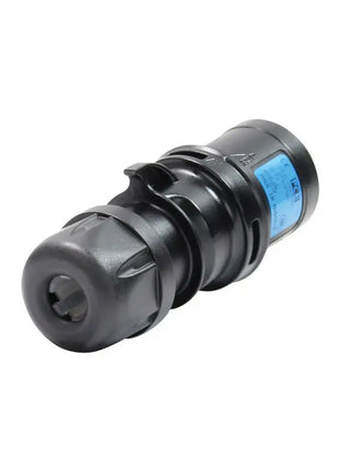 PCE 16A 230V 2P+E Black Plug (013-6X)