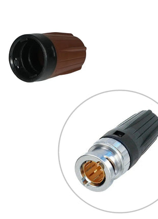 Neutrik Brown rearTWIST Coloured BNC Boot (BST-BNC-1)