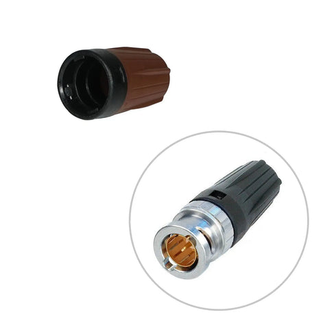 Neutrik Brown rearTWIST Coloured BNC Boot (BST-BNC-1)