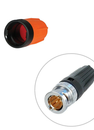 Neutrik Orange rearTWIST Coloured BNC Boot (BST-BNC-3)