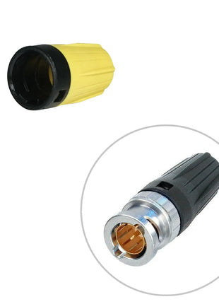 Neutrik Yellow rearTWIST Coloured BNC Boot (BST-BNC-4)