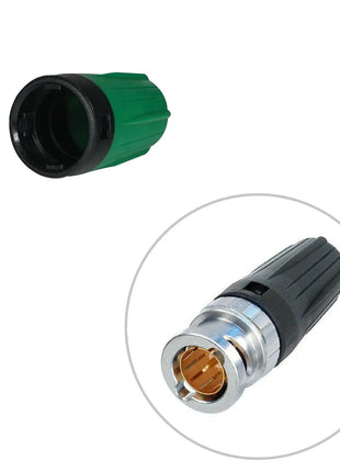 Neutrik Green rearTWIST Coloured BNC Boot (BST-BNC-5)