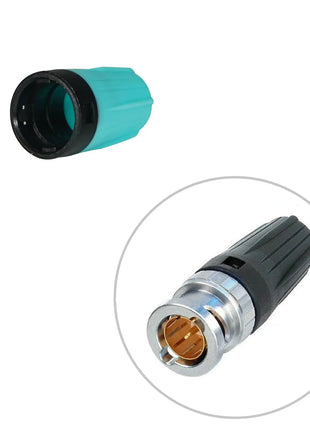 Neutrik Turquoise rearTWIST Coloured BNC Boot (BST-BNC-CY)
