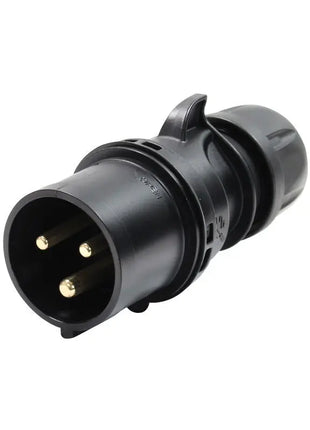 PCE 32A 230V 2P+E Black Plug (023-6X)