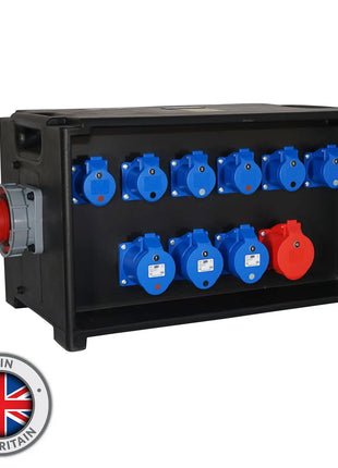 Elumen8 MERZ Distribution Box 63A 3PH In/Thru to 32A/16A