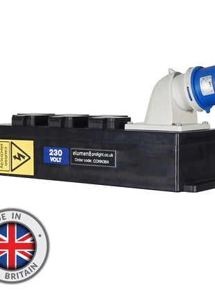 Elumen8 Rubber Distribution Unit 32A In 6 x 13A Out