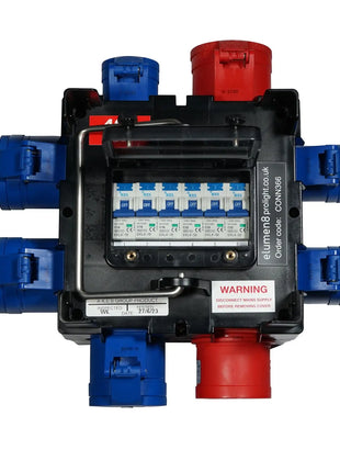 Elumen8 IMST Distribution Box 32A 415V In 3 x 32A and 3 x 16A Out