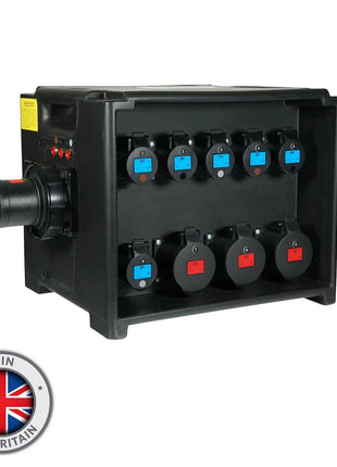 Elumen8 MERZ Distribution Box 63A 3PH to 32A/16A RCBO (Midnight Black)