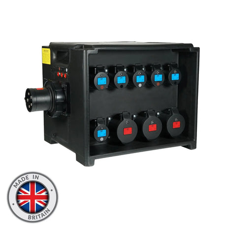 Elumen8 MERZ Distribution Box 63A 3PH to 32A/16A RCBO (Midnight Black)