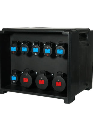 Elumen8 MERZ Distribution Box 63A 3PH to 32A/16A RCBO (Midnight Black)