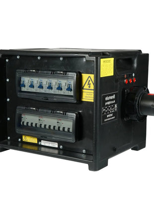 Elumen8 MERZ Distribution Box 63A 3PH to 32A/16A RCBO (Midnight Black)