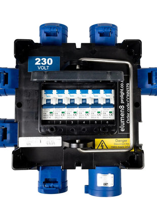  IMST Distribution Box 32A 240V In 6 x 16A RCBO