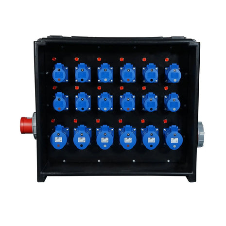 Elumen8 MERZ Distribution Box 63A 3PH In/Thru to 32A/16A RCBO