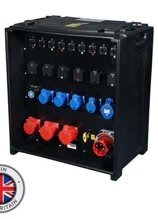 Elumen8 MERZ Distribution Box 63A 3PH to 32A/16A/13A/TRUE1/Socapex (Variable ELR)