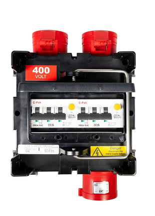 Elumen8 ISCHL Distribution Box 32A 3PH 2 x 16A 3PH Type A RCBO