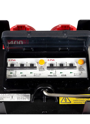 Elumen8 ISCHL Distribution Box 32A 3PH 2 x 16A 3PH Type A RCBO