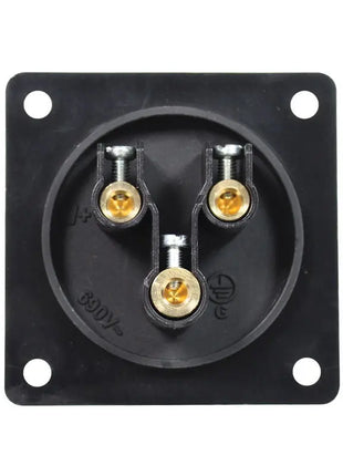 PCE 32A 230V 2P+E Black Appliance Inlet (623-6X)