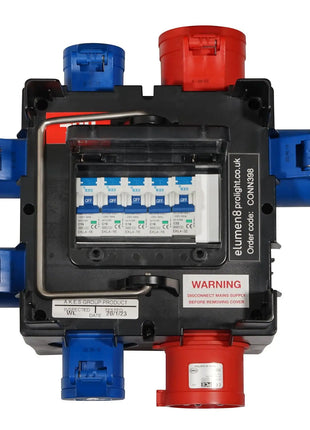 Elumen8 IMST Distribution Box 32A 3PH to 32A/16A RCBO