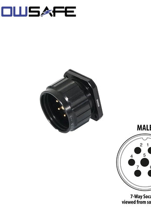 Elumen8 Socapex 7-Pin Panel Male Plug