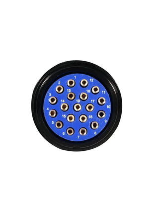 Elumen8 Socapex 19-Pin Line Female Socket 6 x 10mm (1.5mm² cable) Numbered