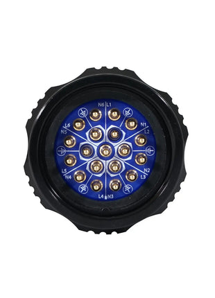 Elumen8 Socapex 19-Pin Line Male Plug 6 x 10mm (1.5mm² cable)