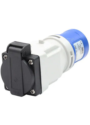 PCE 16A 230V 2P+E Plug to 13A Socket Adaptor(9433103)