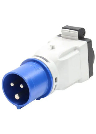 PCE 16A 230V 2P+E Plug to 13A Socket Adaptor(9433103)