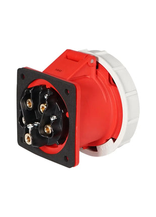PCE 32A 415V IP67 3P+N+E Panel Socket (3252-6)