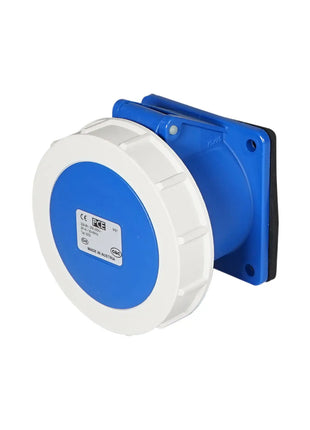 PCE 32A 230V IP67 2P+E Panel Socket (3232-6)