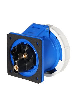 PCE 32A 230V IP67 2P+E Panel Socket (3232-6)