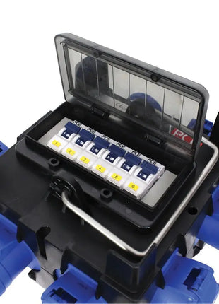 PCE IMST Distribution Box 32A 240V In 6 x 16A Out (9030331)