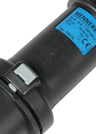 Mennekes 16A 230V 2P+E IP44 ProTOP Plug Black (150ZA)