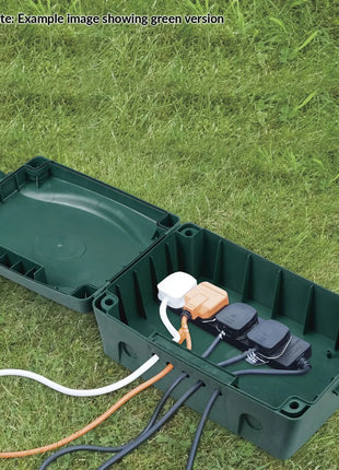 Masterplug IP54 Weatherproof Box Dark Grey (WBX)