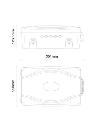 Masterplug IP54 Weatherproof Box Dark Grey (WBX)