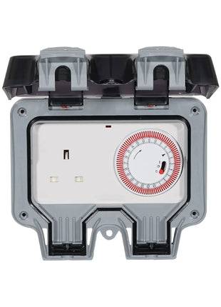 Masterplug IP66 13A Timer Socket (WP23TM24)