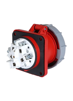 PCE 63A 415V 3P+N+E Panel Socket (335-6)
