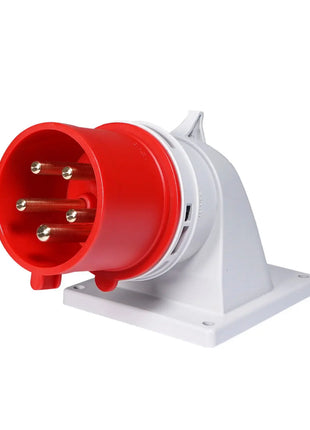 PCE 32A 415V 3P+N+E Angled Appliance Inlet (77725-6)
