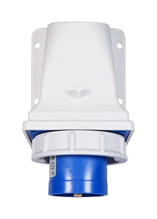PCE 16A 230V 2P+E IP67 Wall Mount Angled Inlet (5132-6k)