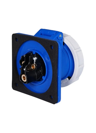 PCE 16A 230V 2P+E IP67 Panel Mount Socket (3132-6)