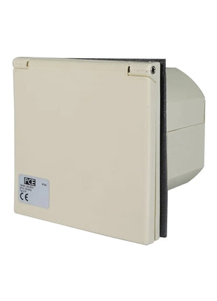 PCE 16A 230V 2P+E Caravan Panel Inlet (0137-6)