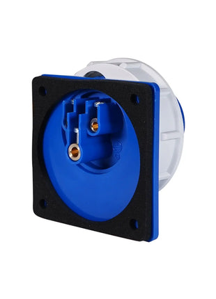 PCE 16A 230V 2P+E IP67 Panel Inlet (6132-6)