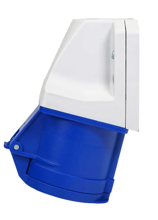 PCE 32A 230V 2P+E Wall Mount Angled Socket (123-6K)