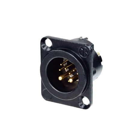 Neutrik 8+2 Pole Male XLR Chassis Plug NC10MD-LX-B