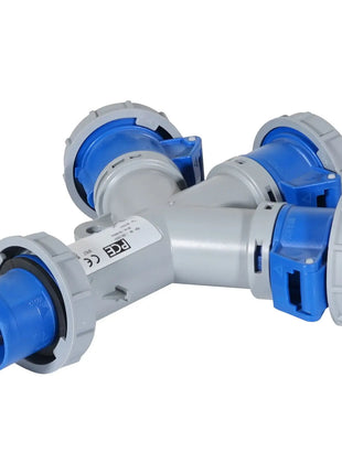 PCE 16A 230V - IP67 3 Way 16A Splitter (9432001)