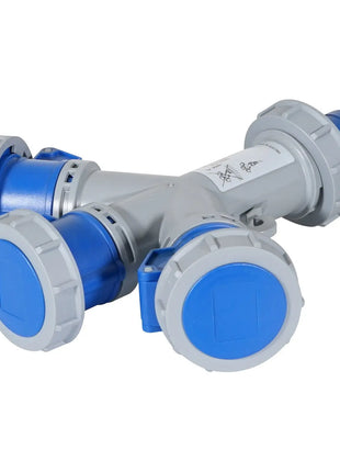 PCE 16A 230V - IP67 3 Way 16A Splitter (9432001)